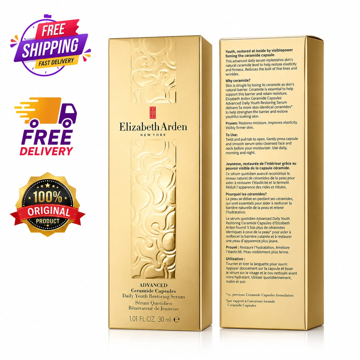 Elizabeth Arden Advanced Ceramide Capsules Daily Youth Restoring Serum 30ml / 1.01 fl oz