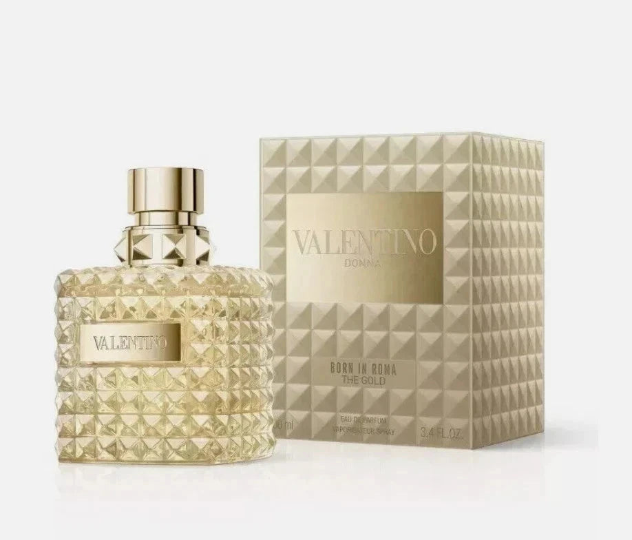 New Valentino Born in Roma The Gold Donna Eau de Parfum Women 3.4oz..